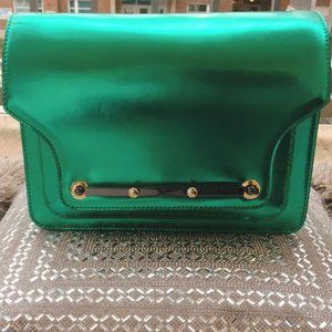 Vince Camuto, Cross-Body, Leather, Green Purse